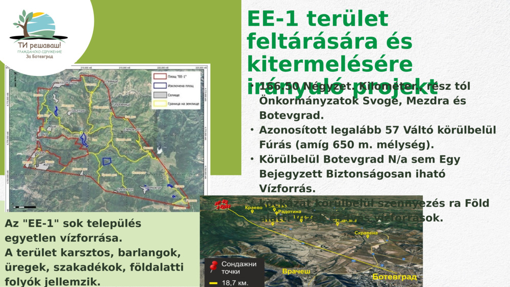 EE-1 terület feltárására és kitermelésére irányuló projekt 