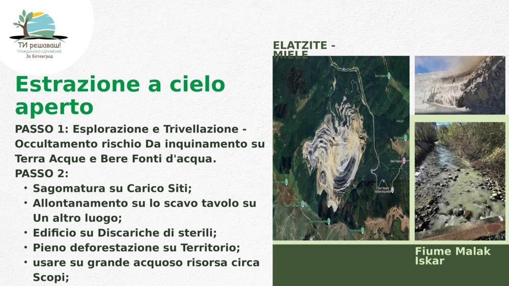 Estrazione a cielo aperto