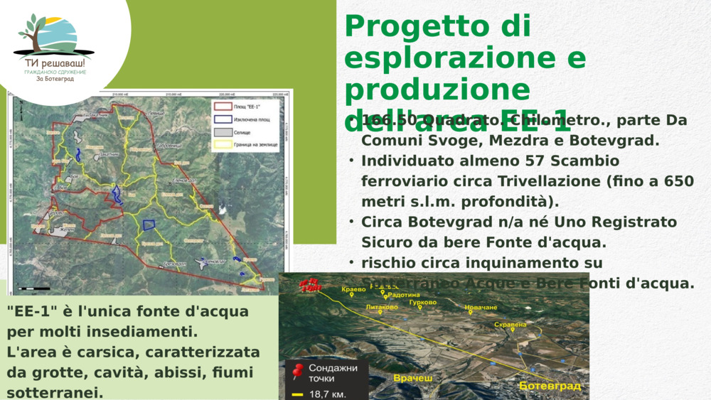 Progetto di esplorazione e produzione dell'area EE-1 