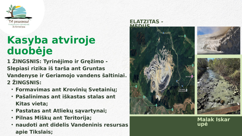 Kasyba atviroje duobėje