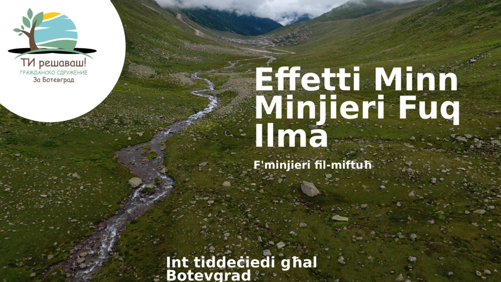 Ilma nadif - molla għall-ħajja