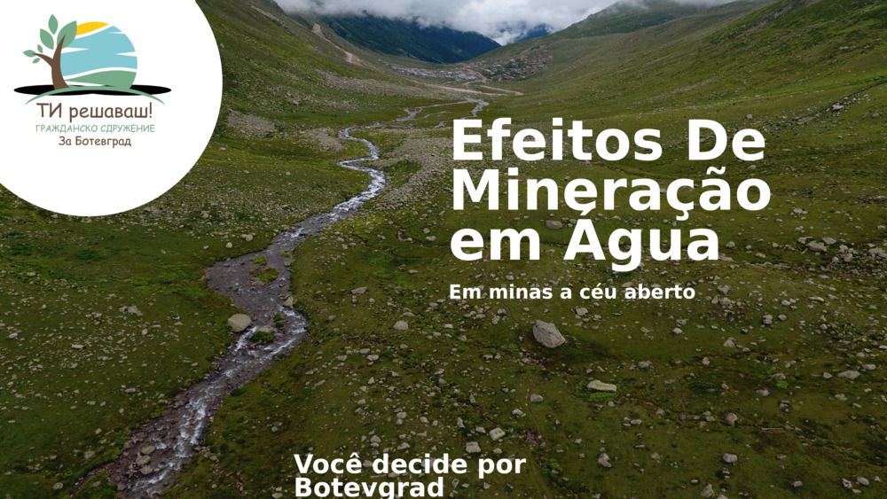 Água limpa - nascente para a vida