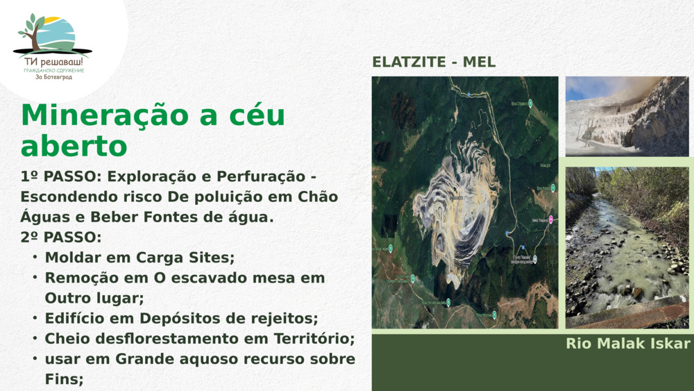 Mineração a céu aberto