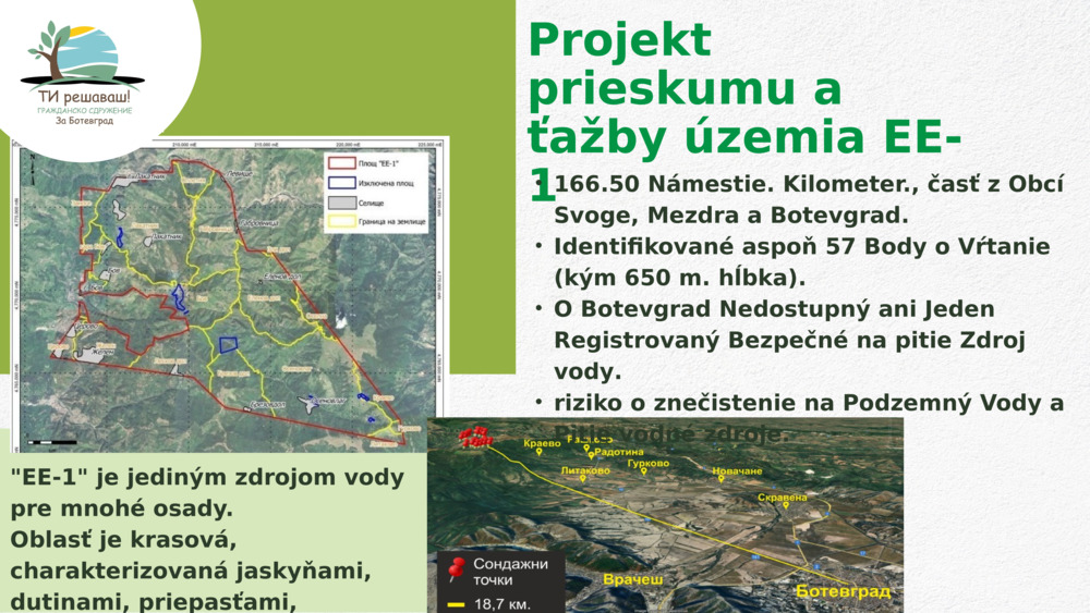Projekt prieskumu a ťažby územia EE-1 