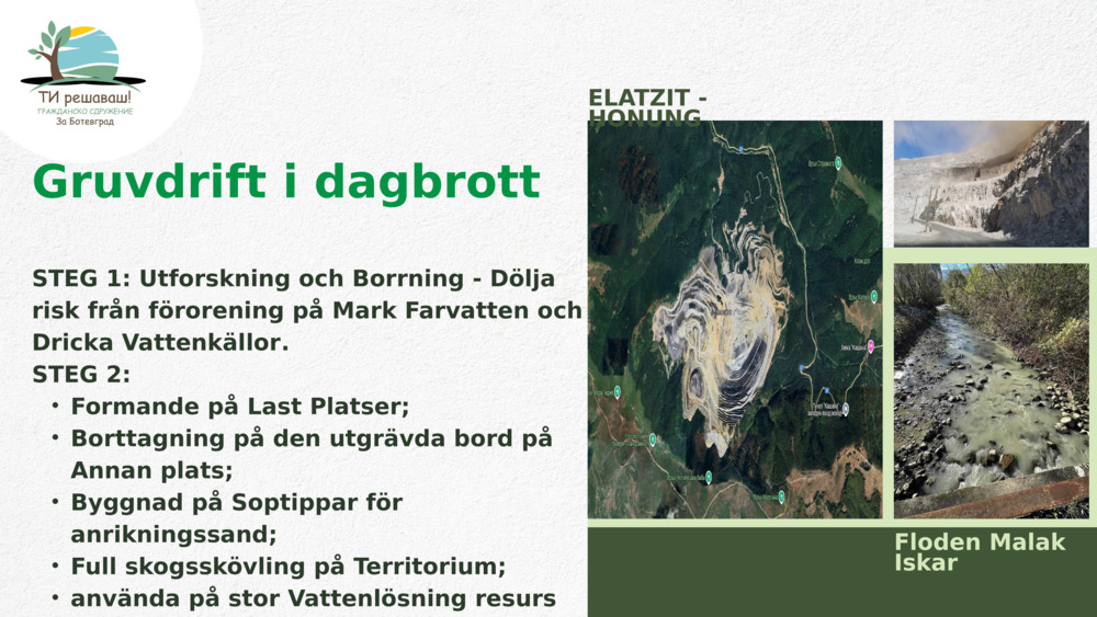 Gruvdrift i dagbrott