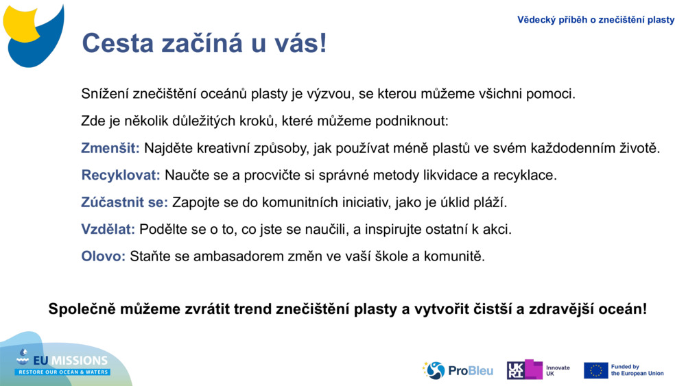 Cesta začíná u vás!