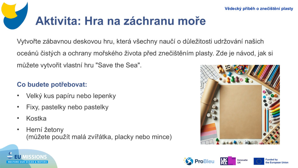 Aktivita: Hra na záchranu moře