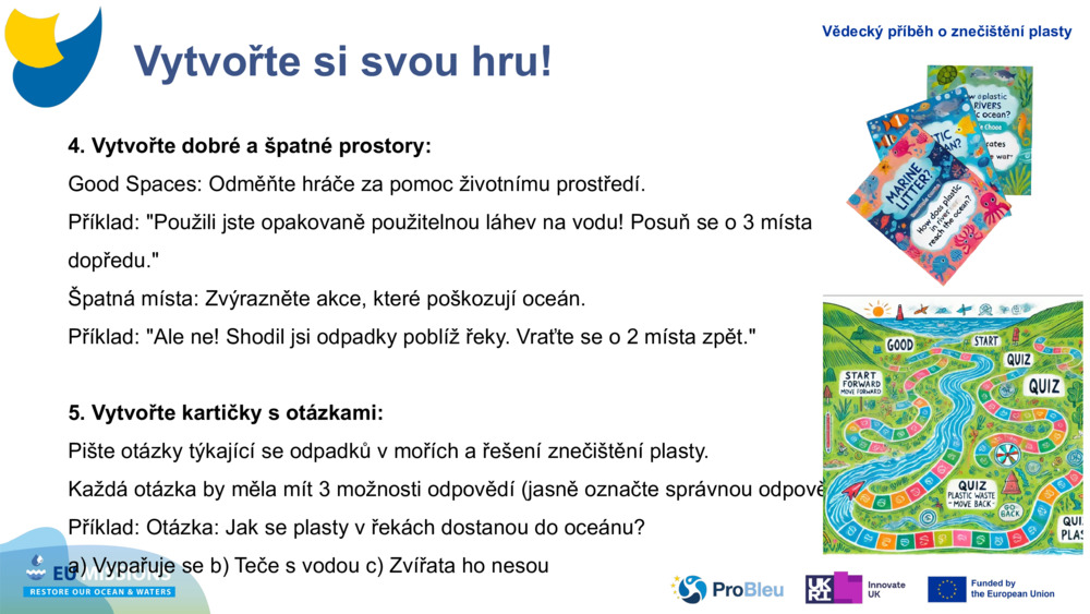 Vytvořte si svou hru!