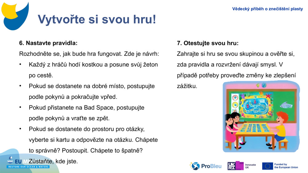 Vytvořte si svou hru!