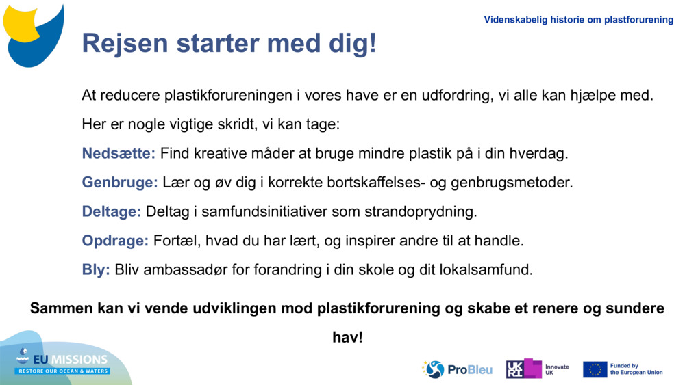 Rejsen starter med dig!