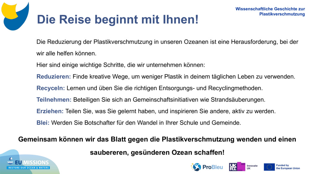 Die Reise beginnt mit Ihnen!