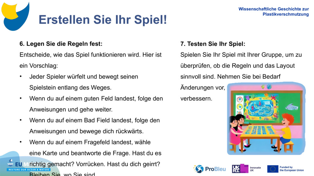 Erstellen Sie Ihr Spiel!