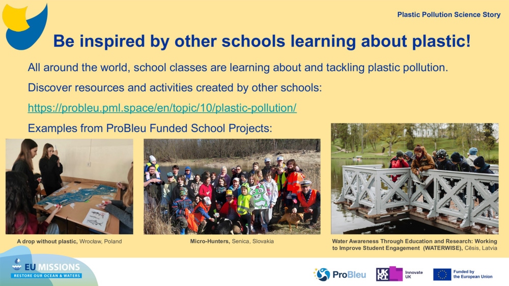 Be inspired by other schools learning about plastic!
