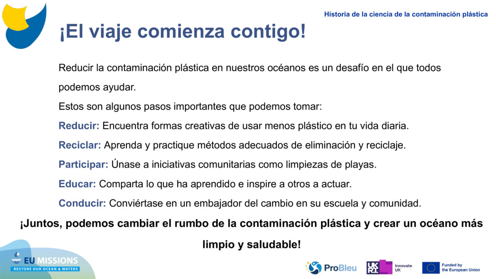 ¡El viaje comienza contigo!