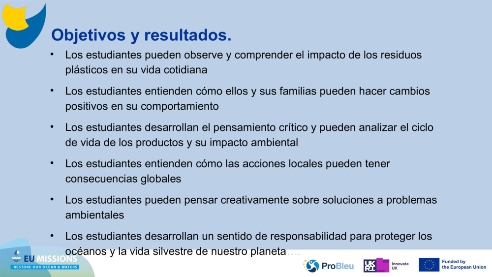 Objetivos y resultados