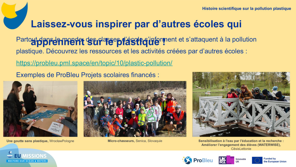 Laissez-vous inspirer par d’autres écoles qui apprennent sur le plastique !