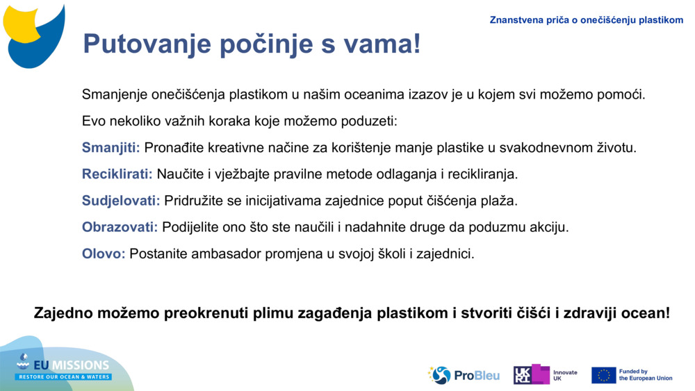 Putovanje počinje s vama!