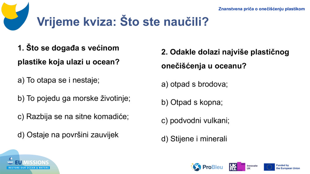 Vrijeme kviza: Što ste naučili?
