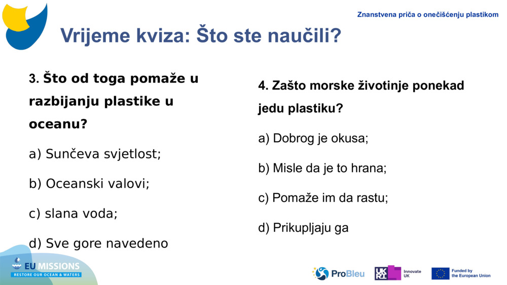 Vrijeme kviza: Što ste naučili?
