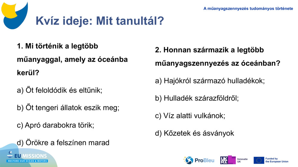 Kvíz ideje: Mit tanultál?
