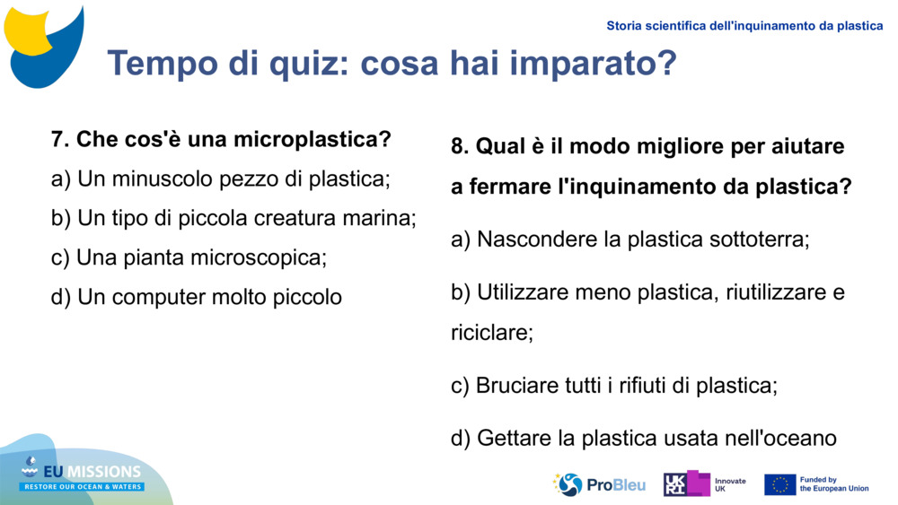 Tempo di quiz: cosa hai imparato?