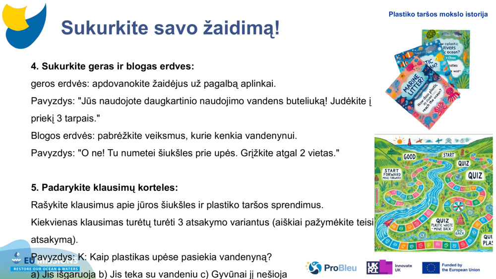 Sukurkite savo žaidimą!