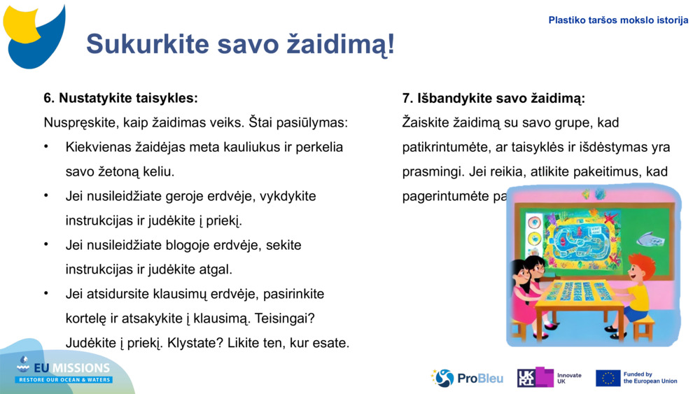Sukurkite savo žaidimą!