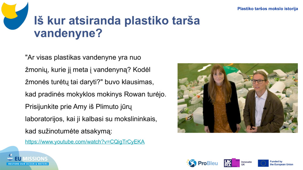 Iš kur atsiranda plastiko tarša vandenyne?