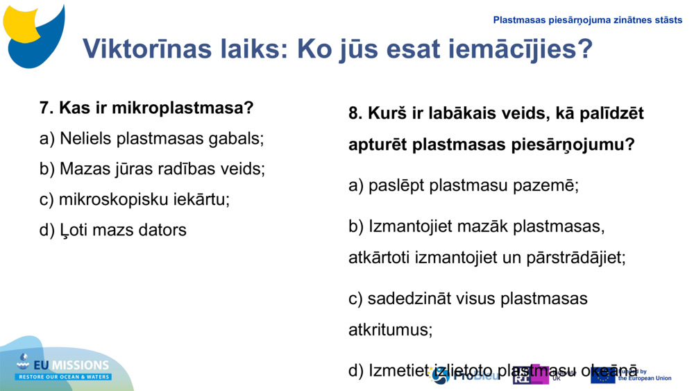 Viktorīnas laiks: Ko jūs esat iemācījies?