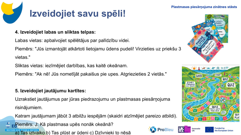 Izveidojiet savu spēli!