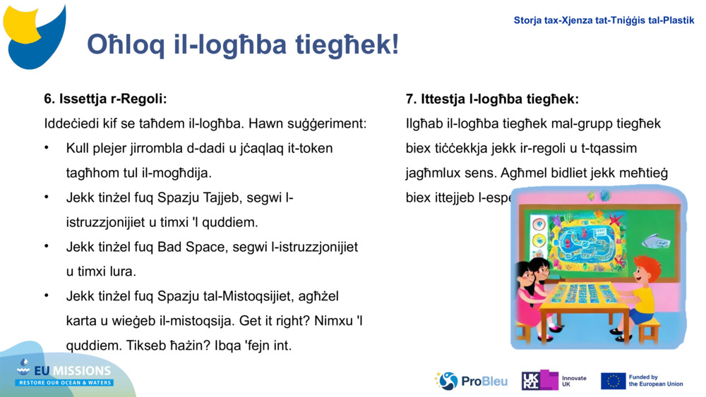 Oħloq il-logħba tiegħek!