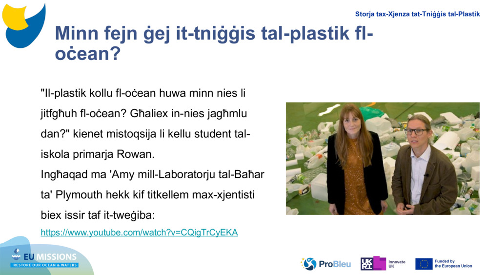 Minn fejn ġej it-tniġġis tal-plastik fl-oċean?