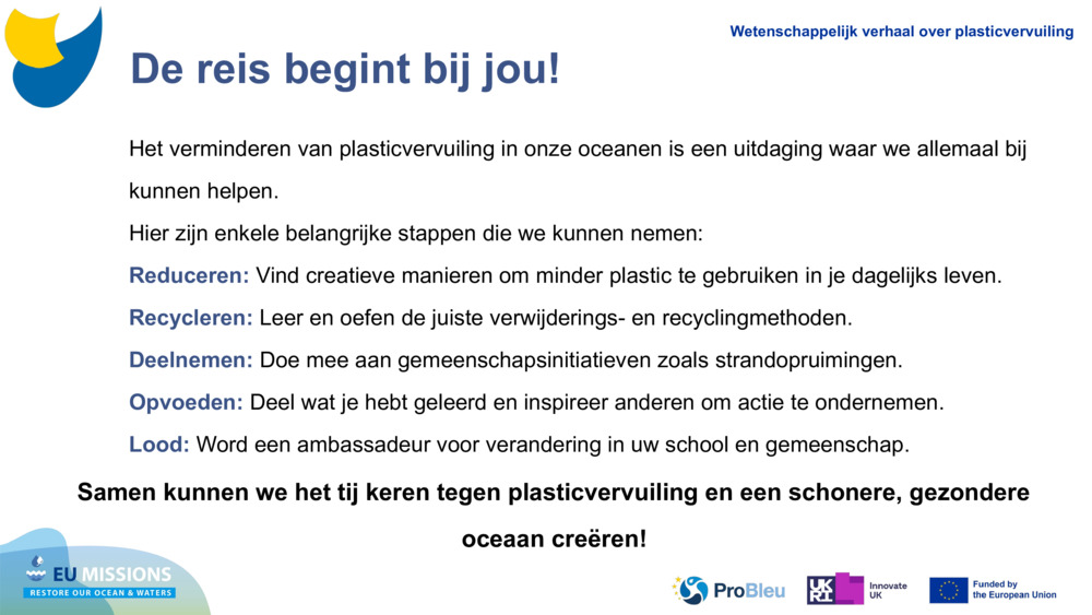 De reis begint bij jou!