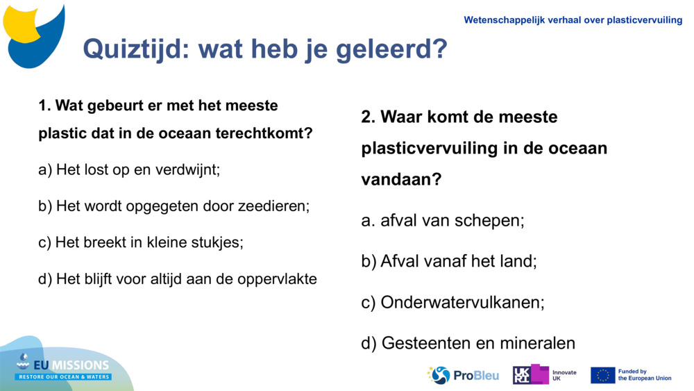 Quiztijd: wat heb je geleerd?