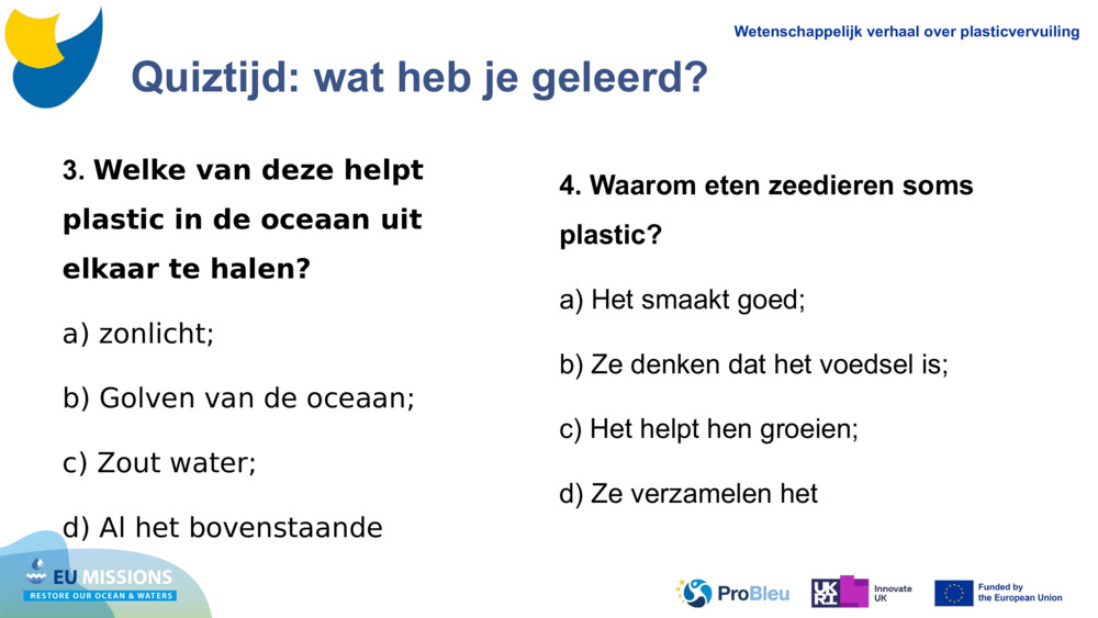 Quiztijd: wat heb je geleerd?