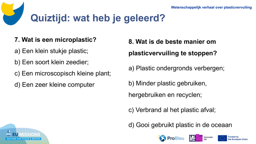 Quiztijd: wat heb je geleerd?