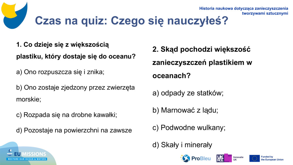 Czas na quiz: Czego się nauczyłeś?