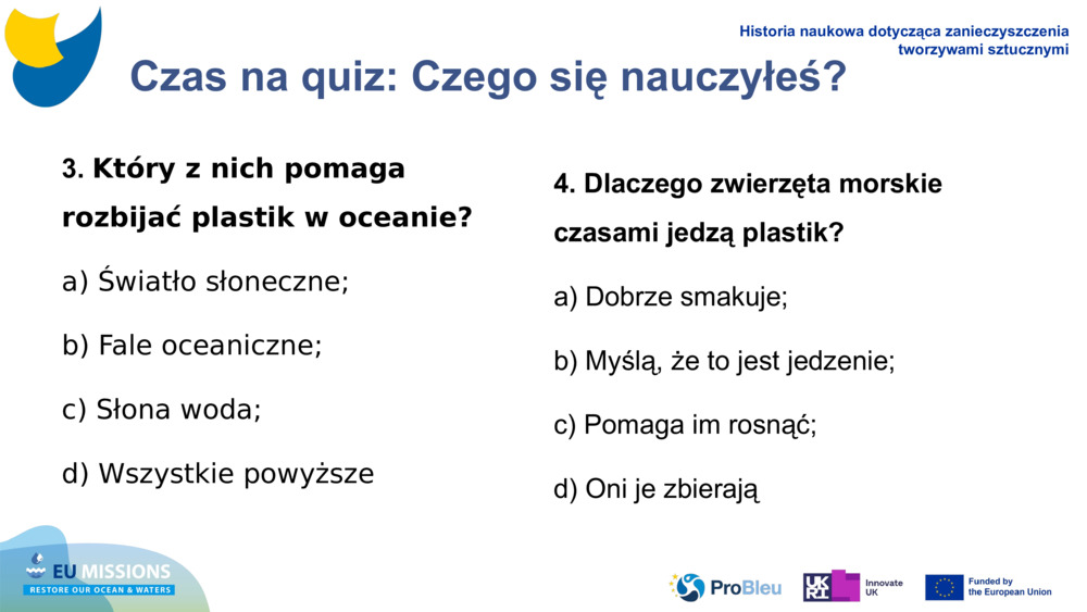 Czas na quiz: Czego się nauczyłeś?