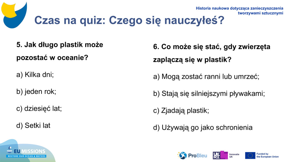 Czas na quiz: Czego się nauczyłeś?