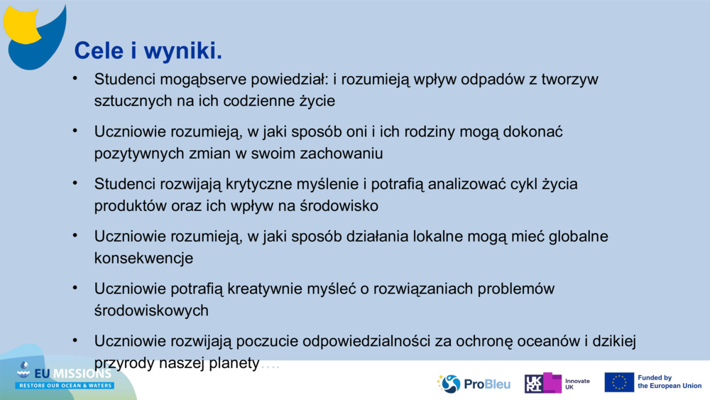 Cele i wyniki