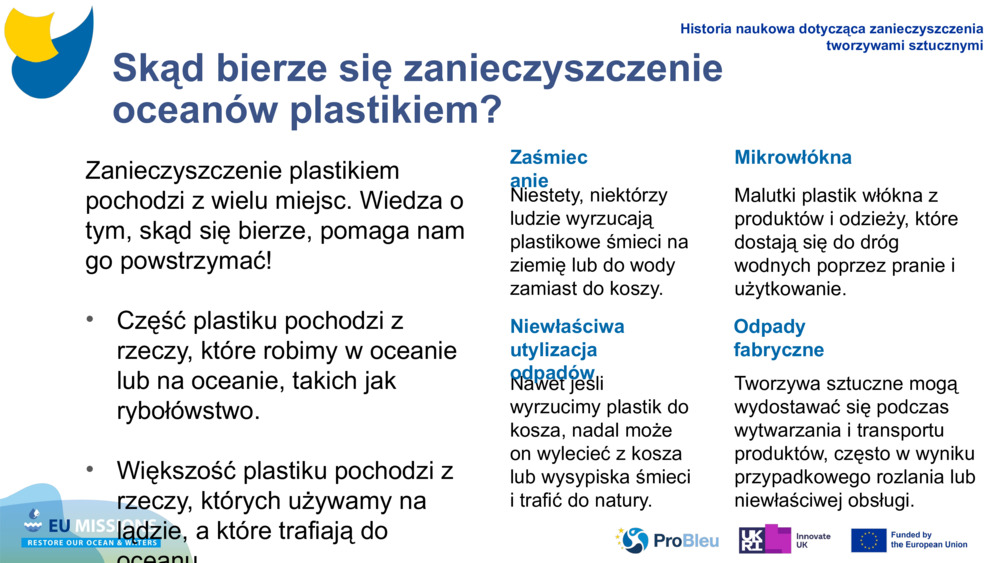Zanieczyszczenie plastikiem pochodzi z wielu miejsc. Wiedza o tym, skąd się bierze, pomaga nam go powstrzymać!