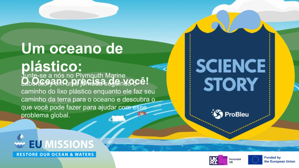 Um oceano de plástico: 