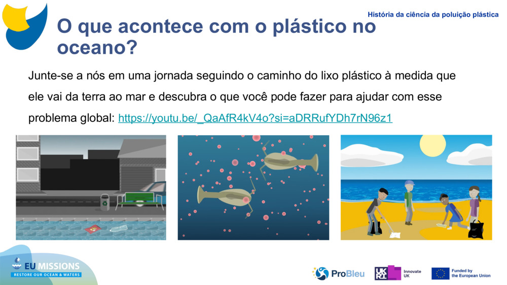 O que acontece com o plástico no oceano?