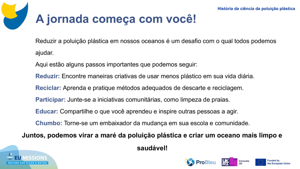 A jornada começa com você!