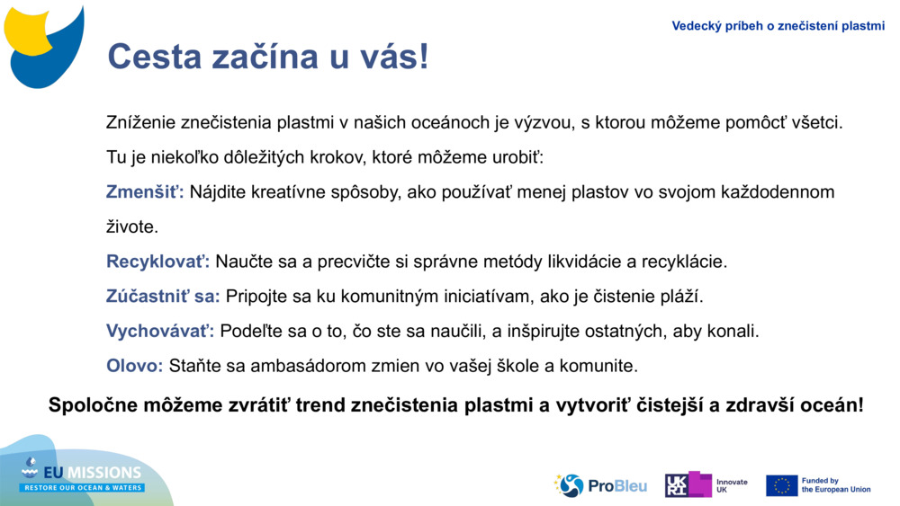 Cesta začína u vás!