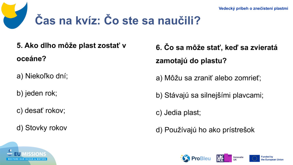 Čas na kvíz: Čo ste sa naučili?