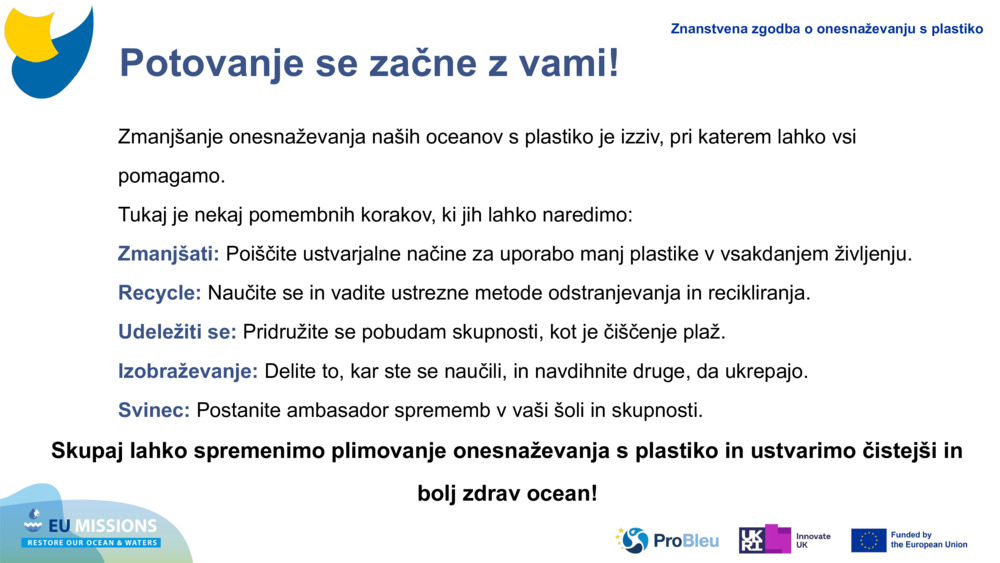 Potovanje se začne z vami!