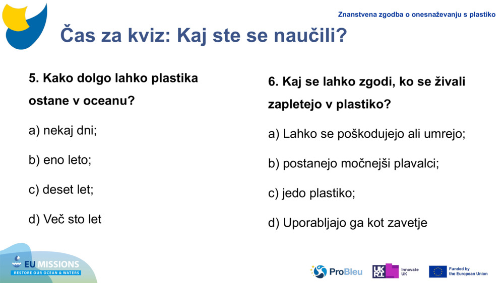 Čas za kviz: Kaj ste se naučili?