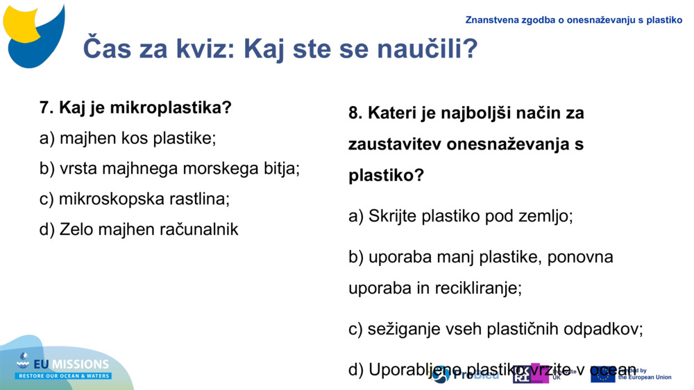 Čas za kviz: Kaj ste se naučili?