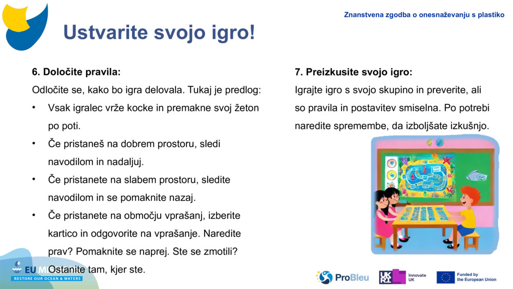 Ustvarite svojo igro!